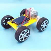 Solar Car Toy DIY Science Experiment Kit Handmade Solar Powered Car for Children Technology Small Production Educational Invention Model — view 3