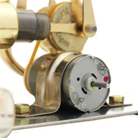 DIY Hot Air Stirling Engine Miniature Steam Power Lab Model Electricity Toy, Educational Heat Engine Kit for Physics Experiment, STEM — view 3