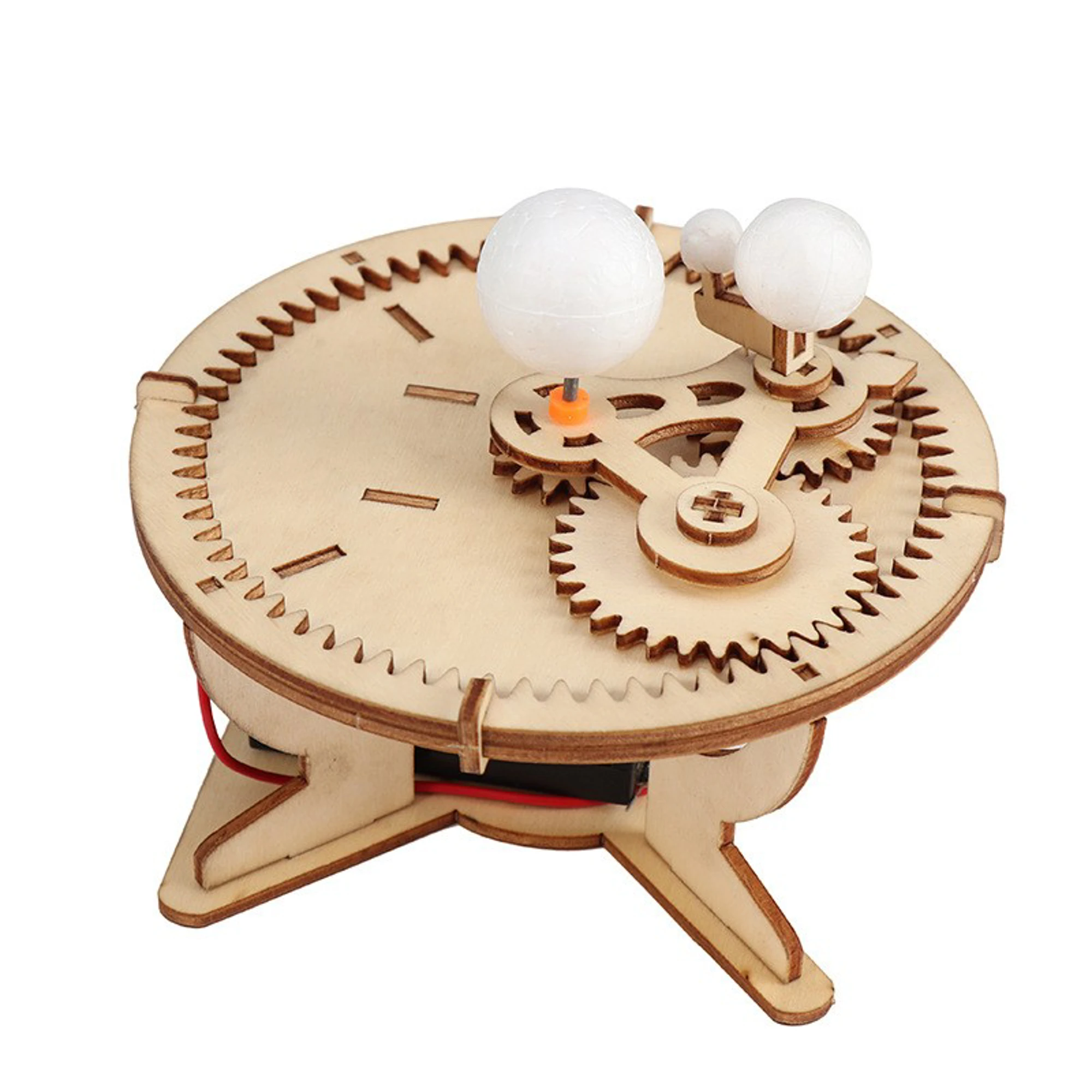 DIY Moon Earth Sun Astronomy Model Scientific 3 Ball Solar System Kit for Kids Educational Toy STEM Learning, Hands-On Space