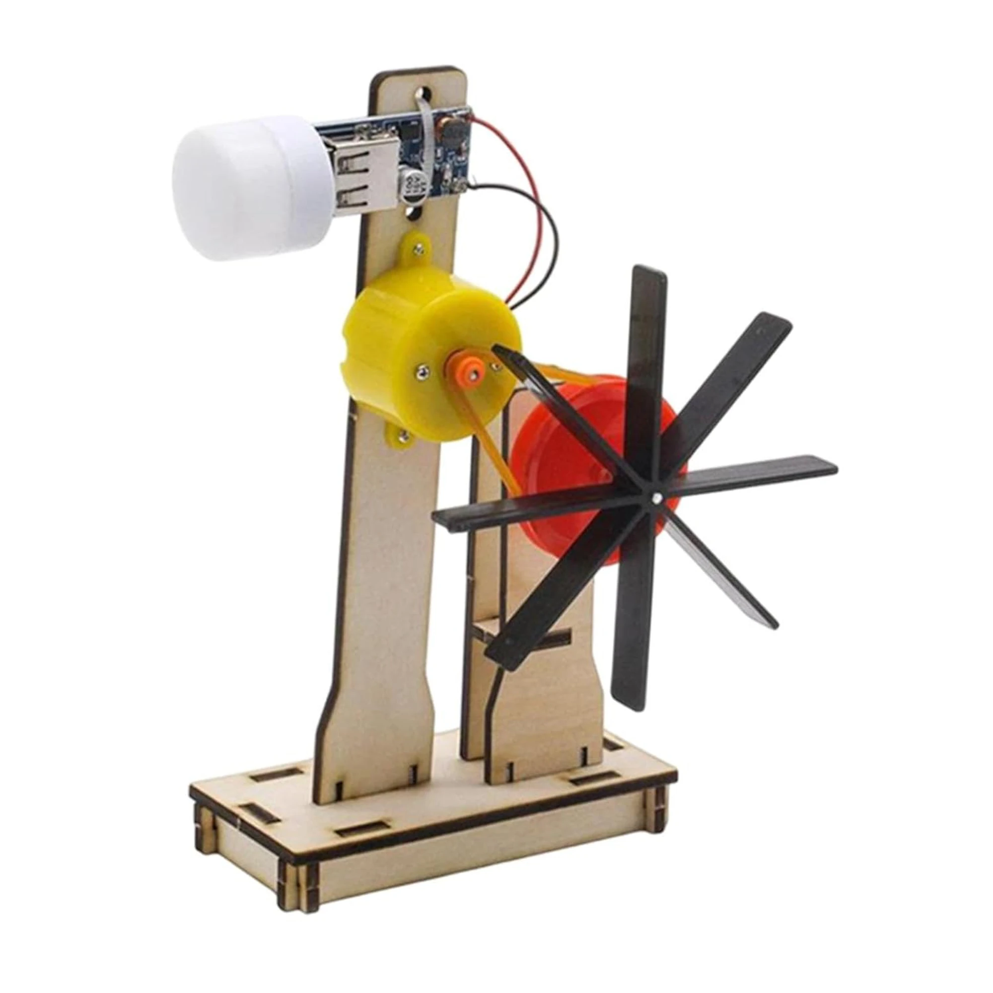 DIY Impeller Hydropower Generator Kit for Educational STEM Projects, Renewable Energy Water Turbine Science Experiment, Student Learning