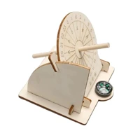 DIY Sundial Assembly Kit for Kids and Adults, Educational STEM Learning Science Project, Hands-On Timekeeping Model, Perfect for Home School — view 4