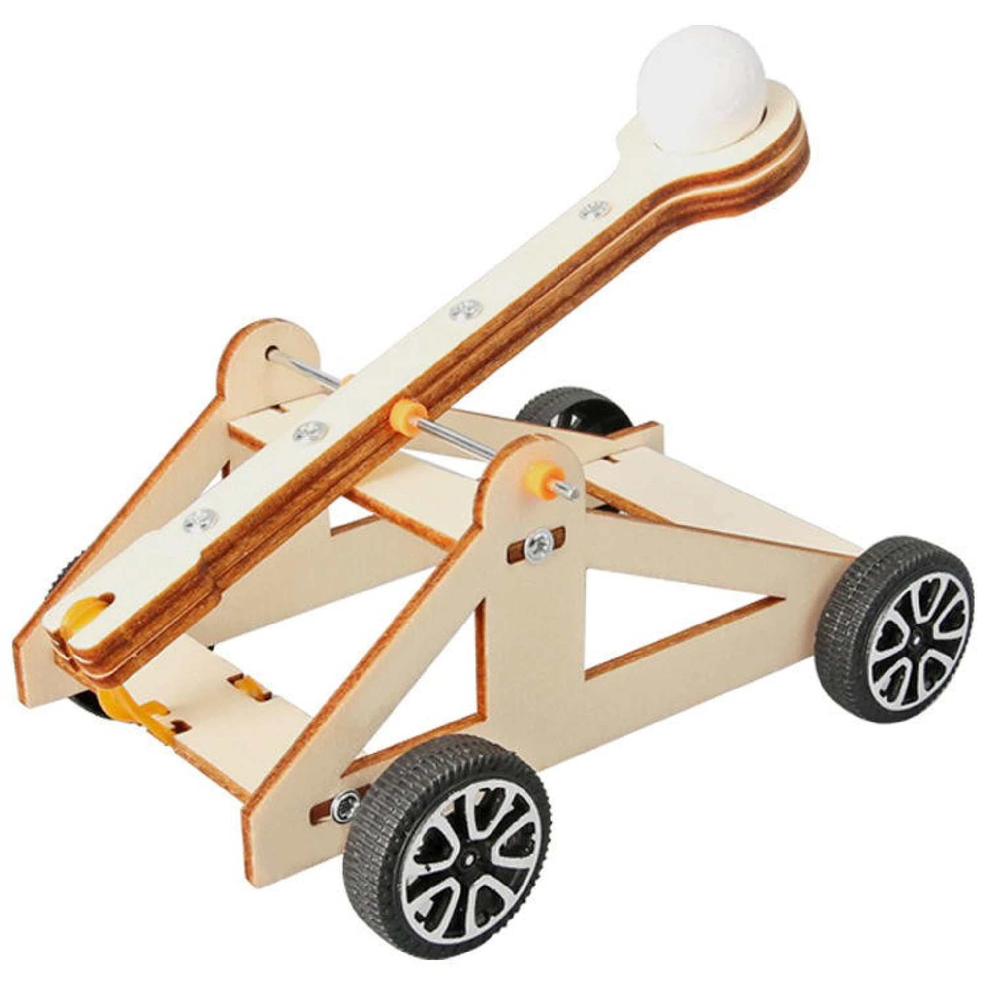 DIY Catapult Assembly Kit for Kids and Adults, a Fun Educational STEM Learning Toy and Physics Projectile Science Project for Building Your