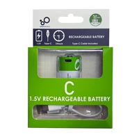 Rechargeable C Battery 1.5V Lithium Ion USB Type C Charging Cable Included High Capacity Long Lasting Power for Flashlights Toys Radios Emergency — view 6