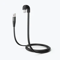 Anker A8712 U Shaped Lightning Elbow Charging Cable Mobile Phone Gaming Fast Charging Cable 90 Degree Connector iPhone iPad iOS Devices Durable — view 1