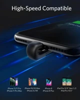 Anker A8712 U Shaped Lightning Elbow Charging Cable Mobile Phone Gaming Fast Charging Cable 90 Degree Connector iPhone iPad iOS Devices Durable — view 4