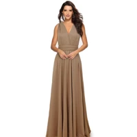 Versatile Convertible Infinity Maxi Wrap Dress Women Adjustable Multiway Design Flowy Long Silhouette Soft Fabric Bridesmaid Formal Occasion — view 4