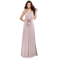 Versatile Convertible Infinity Maxi Wrap Dress Women Adjustable Multiway Design Flowy Long Silhouette Soft Fabric Bridesmaid Formal Occasion — view 5