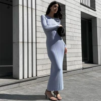 Elegant Textured Maxi Dress Women Sleeveless Slim Fit Flowing Ankle Length Hem Party Wedding Evening Formal Occasion Summer — view 2