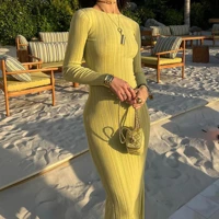 Elegant Textured Maxi Dress Women Sleeveless Slim Fit Flowing Ankle Length Hem Party Wedding Evening Formal Occasion Summer — view 6