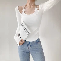 White Solid Halter Neck Top Slim Fit Sleeveless Blouse for Women Summer Party Casual Wear Lightweight Breathable Fabric — view 4
