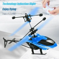 Mini Rechargeable Electric Flying Helicopter Toy Remote Control Infrared Sensor USB Charging Indoor Outdoor Fun Hobby Gift — view 3