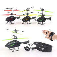 Mini Rechargeable Electric Flying Helicopter Toy Remote Control Infrared Sensor USB Charging Indoor Outdoor Fun Hobby Gift for Kids Adults — view 4