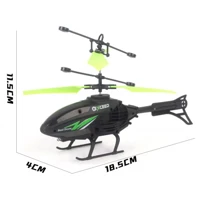 Mini Rechargeable Electric Flying Helicopter Toy Remote Control Infrared Sensor USB Charging Indoor Outdoor Fun Hobby Gift for Kids Adults — view 6