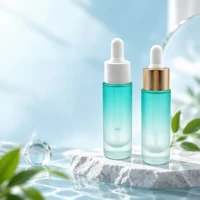 20ml Frosted Glass Dropper Bottle with Thick Base, for Essential Oils and Serums — view 1