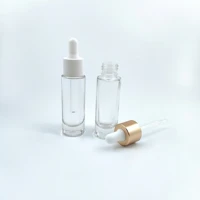 20ml Frosted Glass Dropper Bottle with Thick Base, for Essential Oils and Serums — view 2