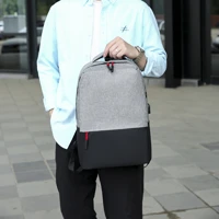 Waterproof Laptop Backpack with USB Port, Large Capacity Business Bag — view 3