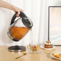 Glass Electric Kettle 2L, Fast Boiling with Blue Light — view 5