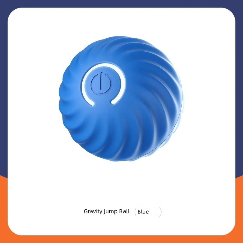 Blue Jumping Ball