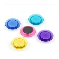 Colorful Ultra-Thin Strong Magnetic Transparent Pushpin Whiteboard Magnet Teaching Office Iron-Absorbing Stone Felt Vital Magnetic Ten Pieces — view 3