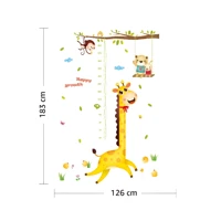 Children's Room Wall Stickers Removable Cartoon Baby Height Stickers Living Room Wall Wall Decoration Stickers Height Stickers — view 3