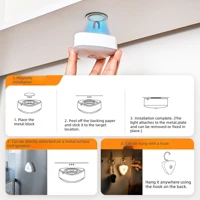 Rechargeable LED Motion Sensor Night Light, Magnetic Mount — view 5