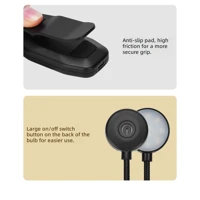 Rechargeable LED Clip Light with Flexible Gooseneck, 3 Color Modes — view 3