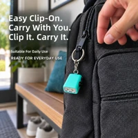 Mini Hand Crank LED Keychain Light, Portable Rechargeable Torch — view 4