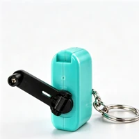 Mini Hand Crank LED Keychain Light, Portable Rechargeable Torch — view 5