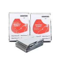 Emergency Thermal Blanket, Portable Foil Survival Sheet for Camping & Hiking — view 5